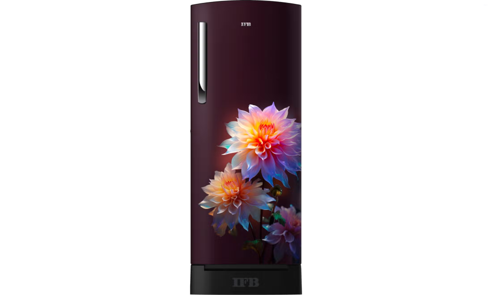 IFB Advance-Cool 206 L 4 Star Direct Cool Refrigerator, Flower Pattern, DIVINE BLISS RED + BLACK PED, Inverter Compressor 2026