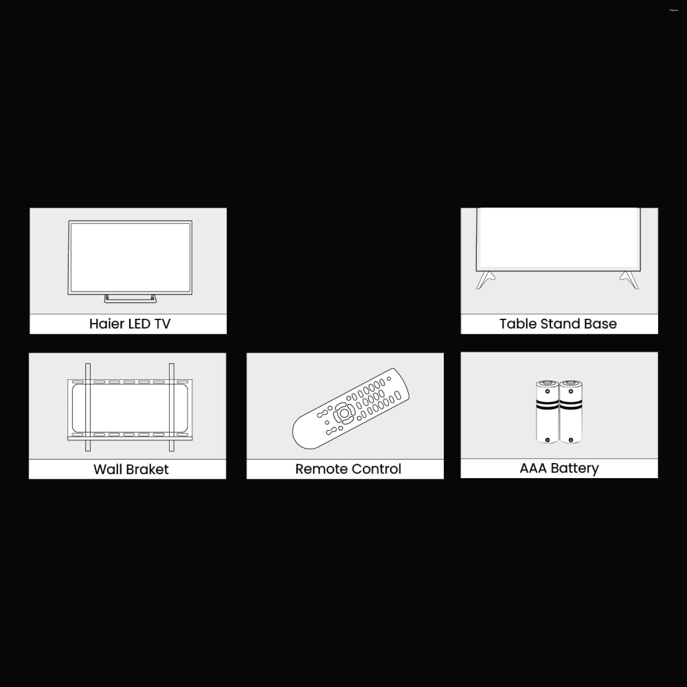 Haier 32 Inch HD Ready Smart TV with Bezel-less Design, HDR, 16W Dolby Digital & 3 HDMI LE32A7-N-HIL
