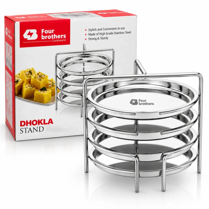 Four Brothers Dhokla Stand 4 Plates 4BDS-4