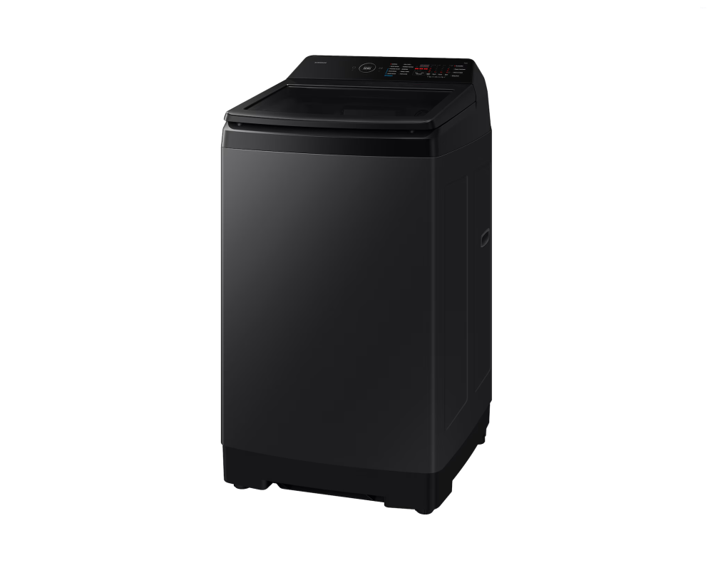 Samsung 10.0 kg Top Load Washing Machine with Ecobubble & Heater, Black (WA40F10H2B)