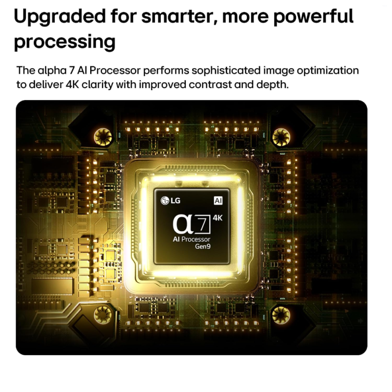 LG 43 Inches NANO 4K Ultra HD AI Smart TV with α7 AI Processor 4K Gen9, HDR10 Pro & 4K Super Upscaling 43NU870BPLA