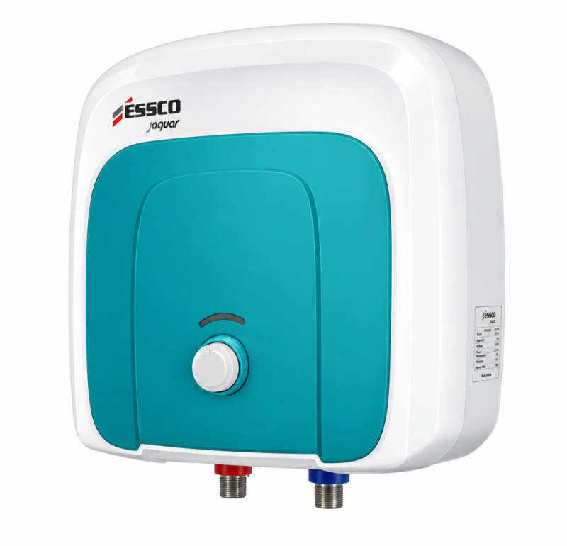 ESSCO Bria 6 Litre 5 Star Storage Water Heater, 2KW, Glass Lined Tank & Incoloy Heating Element, BMV-WHT-V006
