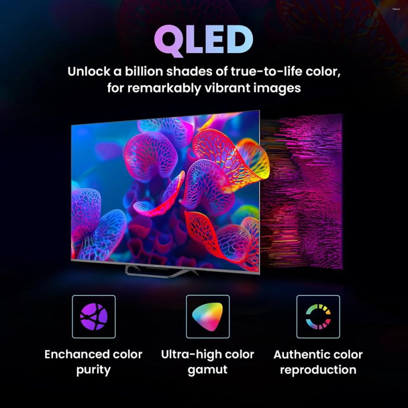 Haier 32 Inch Full HD QLED Google TV with DLG 120Hz, HDR10, Dolby Audio & Google Assistant H32S80FFX