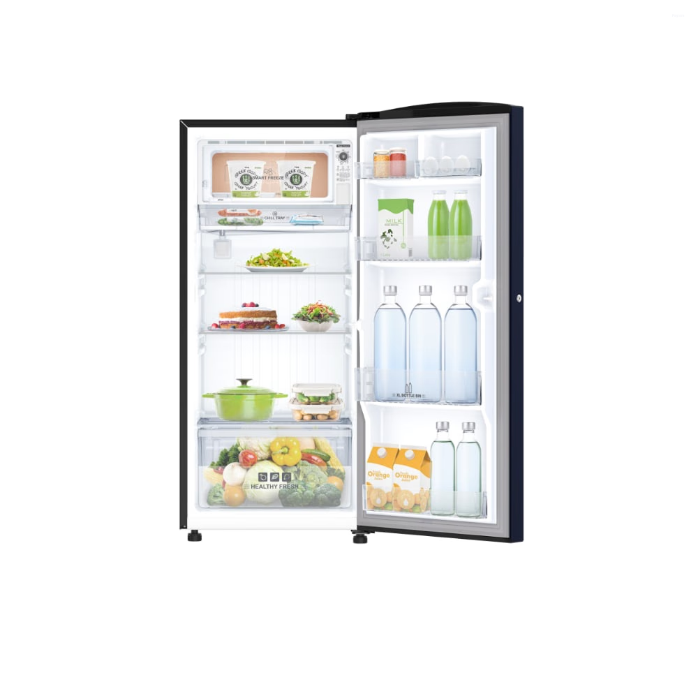 IFB 187 Litres 2 Star Direct Cool Refrigerator with Flower Pattern (IFBDC-213BFBL, Lush Blush Blue)