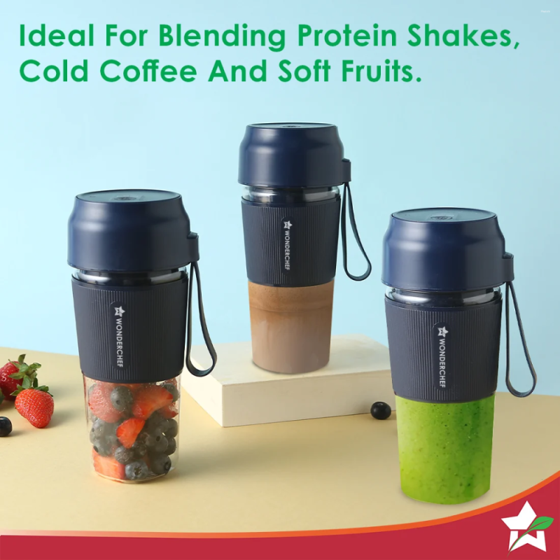 Wonderchef Nutri Cup Portable Blender Blue Portable Blender