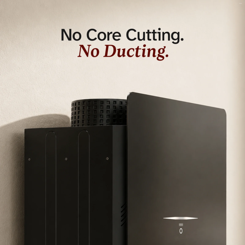 Beyond by BeyondNXT CUBE BLDC-60 60cm Plug & Play Kitchen Chimney, 1600 CMH, 5-Stage Filtration, Auto Clean & 3-Sided Vent