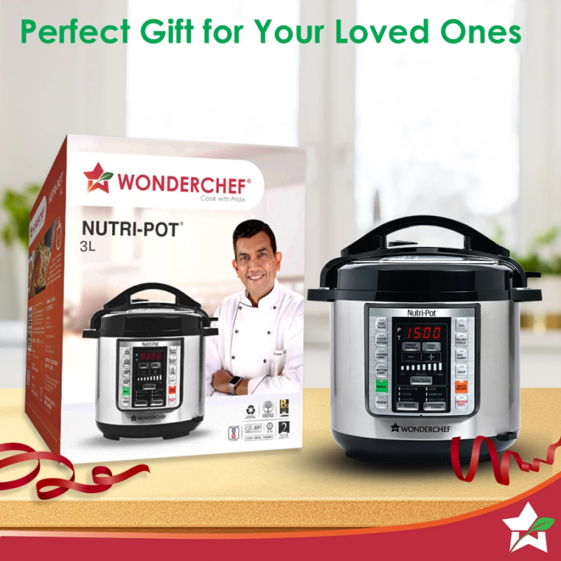 Wonderchef Nutri Pot 3L Electric Pressure Cooker
