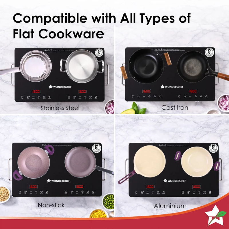Wonderchef Evita Duo Infrared SS Frame Infrared Hot Plate