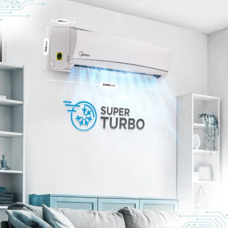 Midea 2 Ton 5 Star Wi-Fi Inverter Split AC – SANTIS NEO ROYAL (MAI24SR5R34W1)