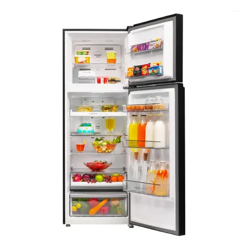 Haier 328 L 2 Star Frost Free Double Door Refrigerator with 10-in-1 Convertible, Inverter Compressor, Magic Cooling & 1 Hour Icing HRF-3782PLKGA-P