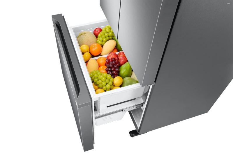 Samsung 550 Litres Convertible Frost Free French Door Refrigerator with Digital Inverter (RF57A5032S9, Refined Inox Silver)