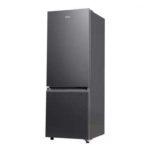 Haier 237 L 2 Star Frost Free Bottom Mount Convertible Refrigerator with Inverter Compressor, Turbo Icing & Toughened Glass Shelves HRB-2872IEGBA-P