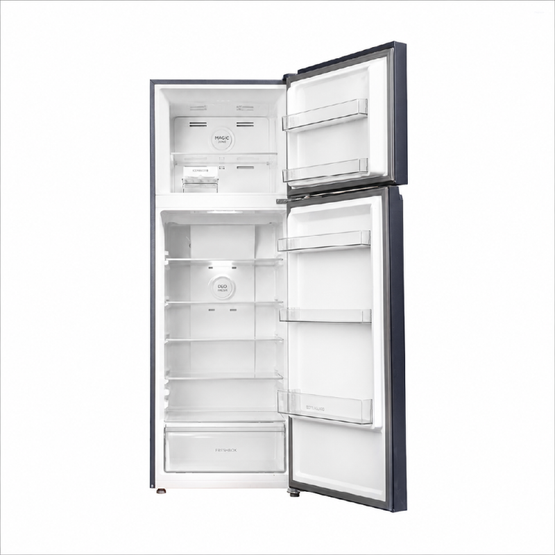 Haier 358 L 2 Star Frost Free Double Door Refrigerator with 10-in-1 Convertible, Inverter Compressor, Magic Cooling & Digital Display HRF-4082BLUSA-P