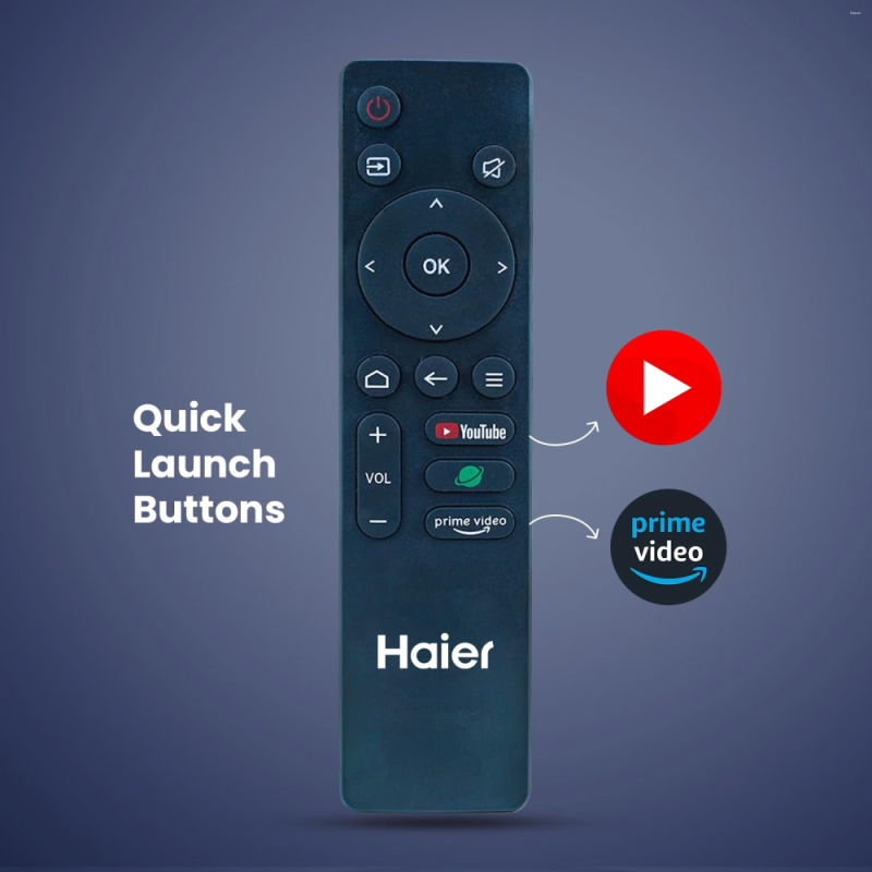 Haier 32 Inch HD Ready Smart TV with Bezel-less Design, HDR, 16W Dolby Digital & 3 HDMI LE32A7-N-HIL