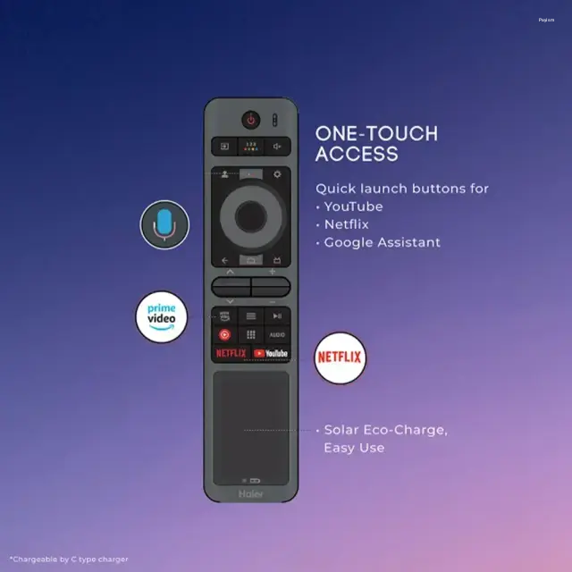 Haier 75 Inch 4K QD Mini LED Google TV with 144Hz Refresh Rate, Dolby Vision IQ, Dolby Atmos & Sound by KEF H75M92FUX