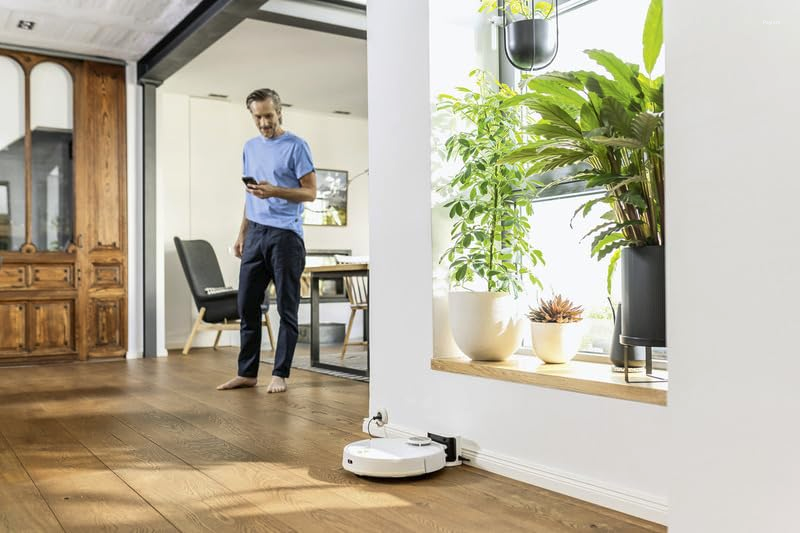 Karcher RCV 3 EU Robot Vacuum Cleaner with Smart Navigation & Mopping Function