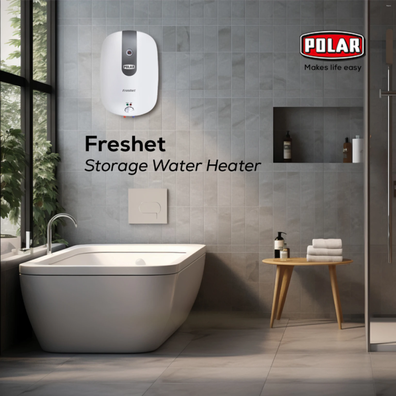 Polar Water Heater Freshet Glass Lined 25 Ltr 7Years Inner Tank & 2Years Product