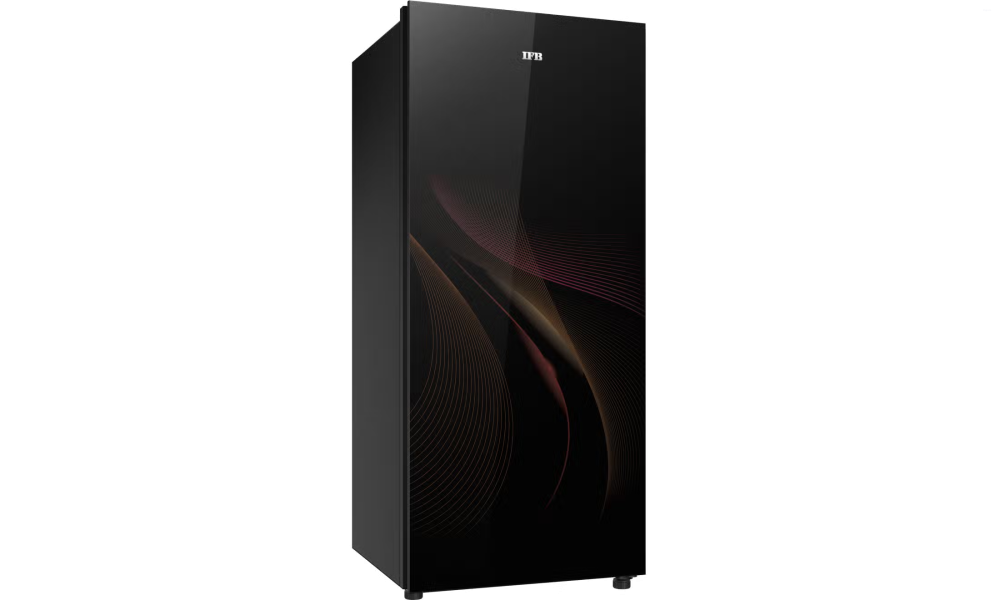 IFB 197 Litres 5 Star Direct Cool Refrigerator with Glass Finish and Inverter Compressor (IFBDC-2235IRG, Ripple Gold Glass Finish)