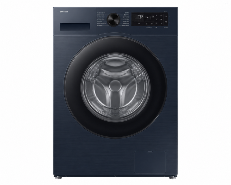 Samsung 9.0 kg Front Load Washing Machine with Hygiene Steam & AI Ecobubble, Navy (WW90DG5U24AS)