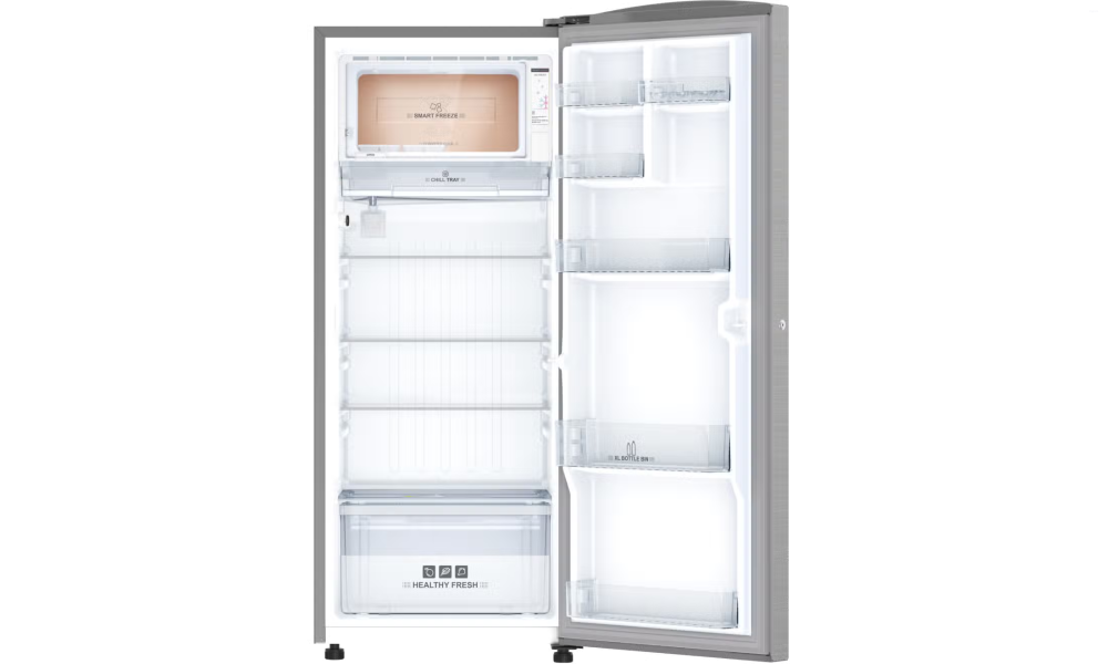 IFB 206 Litres 4 Star Direct Cool Refrigerator with Smart Camera, Converti Cool, Copper Boost, WiFi Enabled and Extra Height (IFBDC-Smart2324IBSU, Brush Grey Steel Finish)