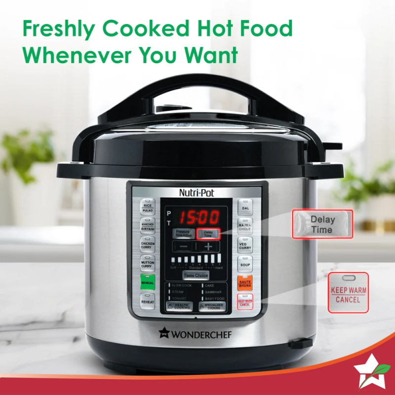 Wonderchef Nutri Pot 3L Electric Pressure Cooker