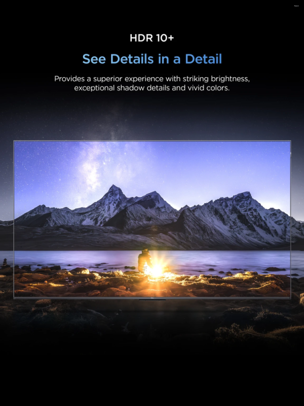TCL 55 Inch 4K QLED Google TV with Dolby Vision, Dolby Atmos & AiPQ Processor 55T69D