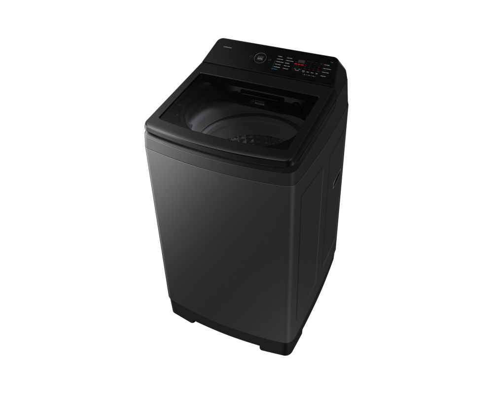 Samsung 10.0 kg Top Load Washing Machine with EcoBubble & Heater, Deep Charcoal (WA40F10H2C)