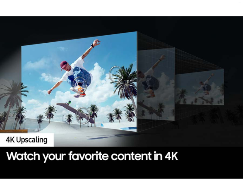 Samsung 65 Inches Crystal UHD DUE77 4K Smart TV with PurColor, 4K Upscaling & Motion Xcelerator UA65DUE77AKLXL