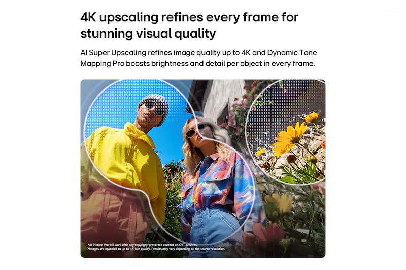 LG 65 Inches QNED evo AI 4K Ultra HD Mini LED Smart TV with α8 AI Processor Gen3, Dynamic QNED Color Pro & 144Hz VRR 65QNED82BLA