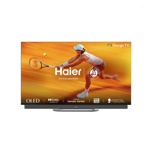 Haier 65 Inch 4K OLED Google TV with 120Hz Refresh Rate, Dolby Vision IQ, Dolby Atmos & 50W Harman Kardon Sound 65C11