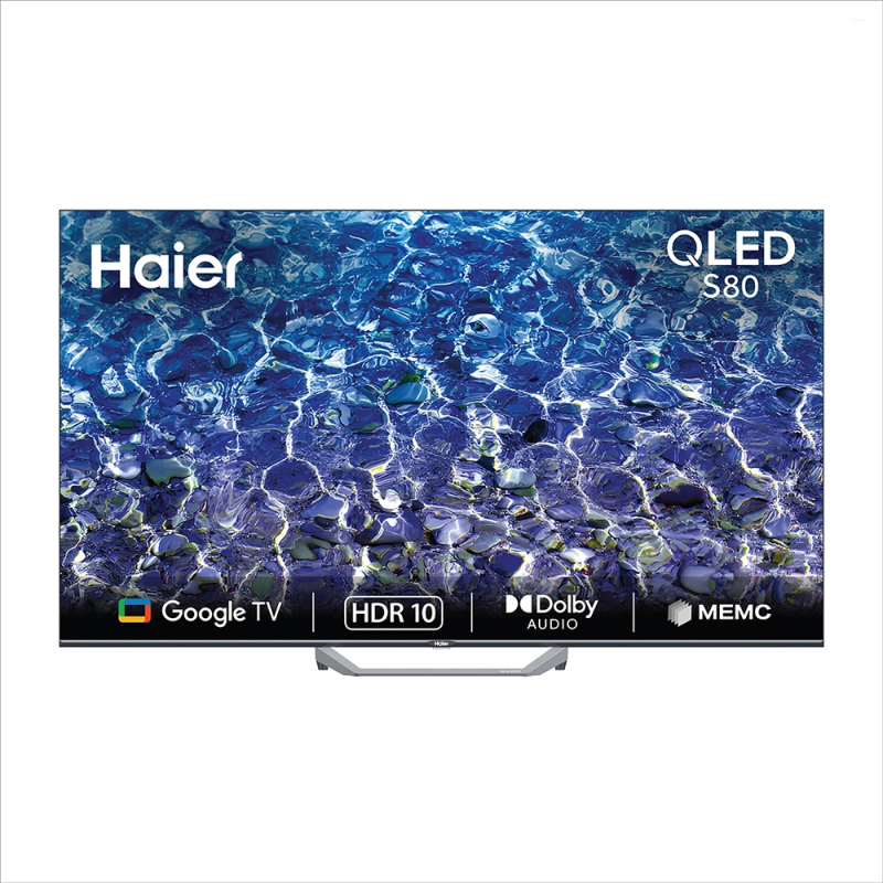 Haier 43 Inch 4K QLED Google TV with HDR10, Dolby Audio, MEMC & Google Assistant H43S80FUX