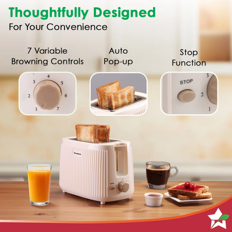 Wonderchef Regalia 2 Slice Pop Up Toaster