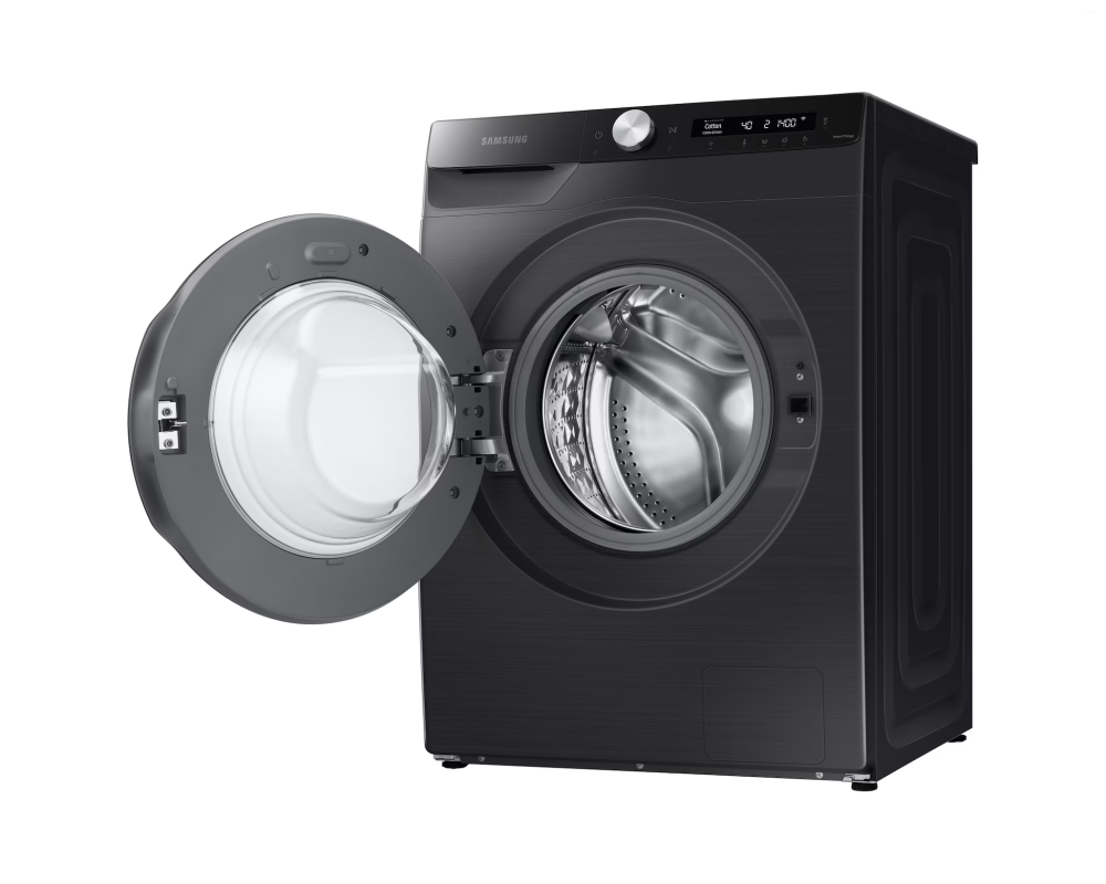 Samsung 8.0 kg AI Ecobubble Front Load Washing Machine with SmartThings & Wi-Fi, Black (WW80T504DAB)