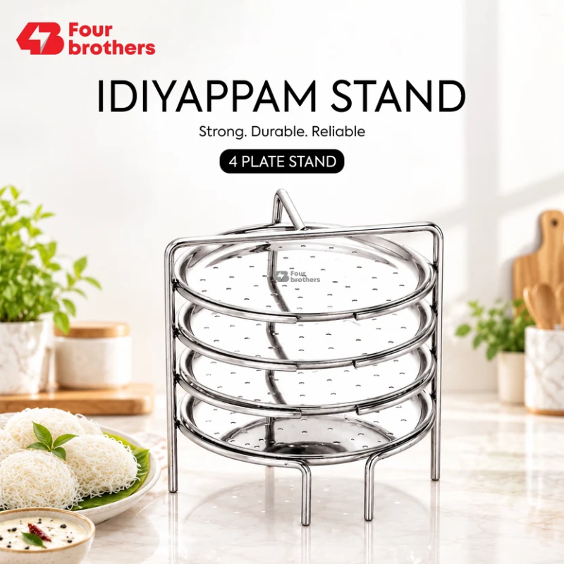 Four Brothers Idiyappam Stand 4 Plates 4BIS-4