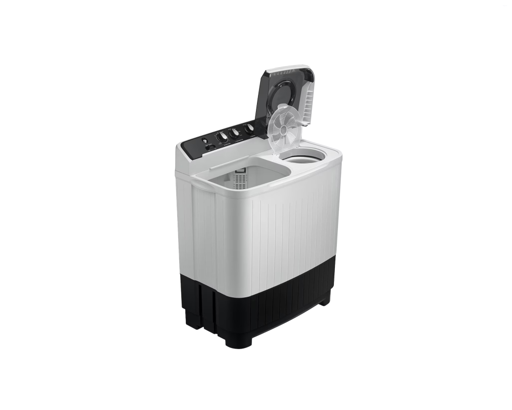 Samsung 9.0 kg Semi Automatic Washing Machine with Hexa Storm Pulsator, Light Gray (WT90C4260GG)