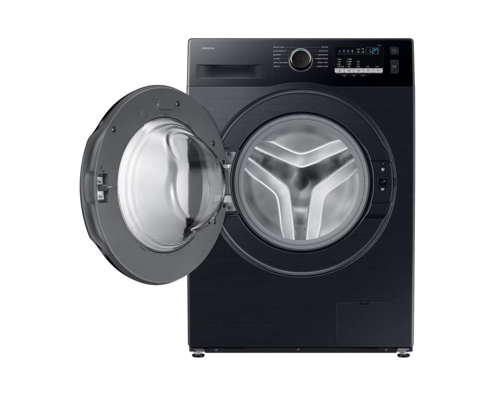 Samsung 7.0 kg Front Load Washing Machine with Diamond Drum, Black (WW70FG4S02AB)