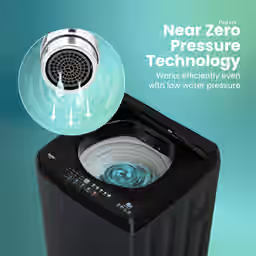 Haier 8.5 Kg 5 Star Fully Automatic Top Load Washing Machine with Oceanus Wave Drum, Ultra Fresh Air & Dual Magic Filter HWM85-316BK