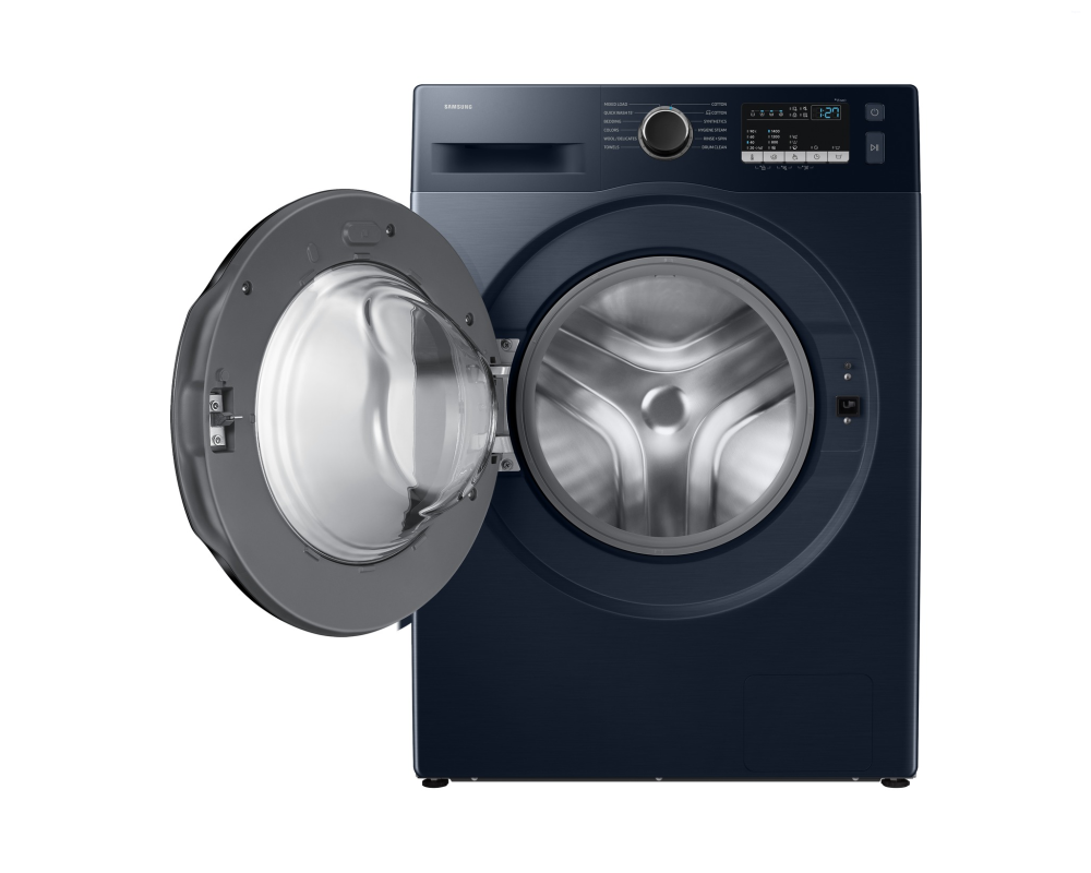 Samsung 9.0 kg Front Load Washing Machine with Hygiene Steam, Navy (WW90FG4U04AS)