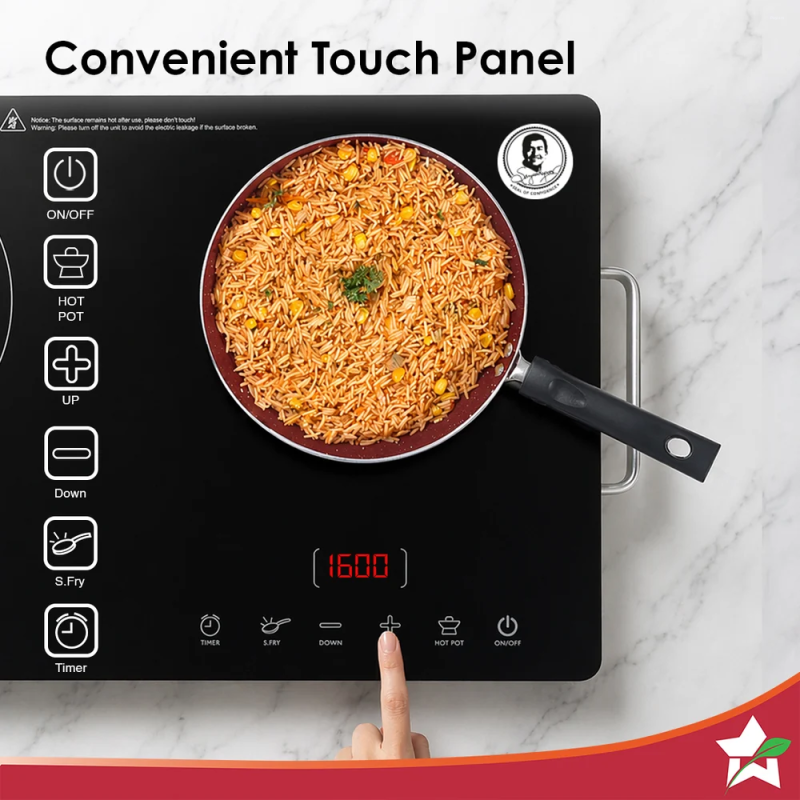 Wonderchef Evita Duo Infrared SS Frame Infrared Hot Plate