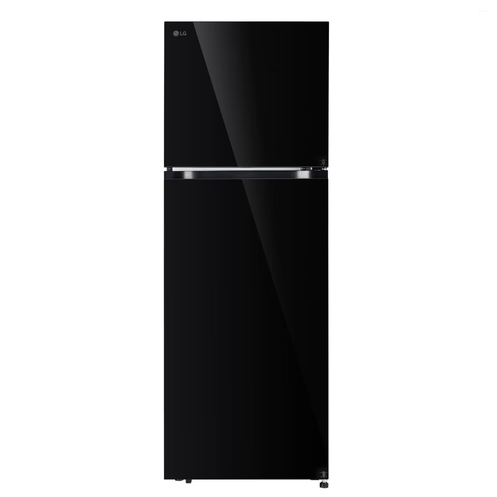 LG 466 Litres 2 Star Frost Free Double Door Refrigerator (2026 Model, GLT462, Smart Inverter Compressor, Toughened Glass Shelves, 10 Year Compressor Warranty, Black)