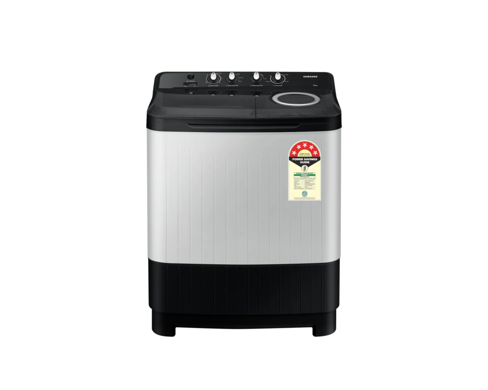 Samsung 8.5 kg Semi Automatic Washing Machine with Hexa Storm Pulsator, Light Gray (WT85C4200GG)