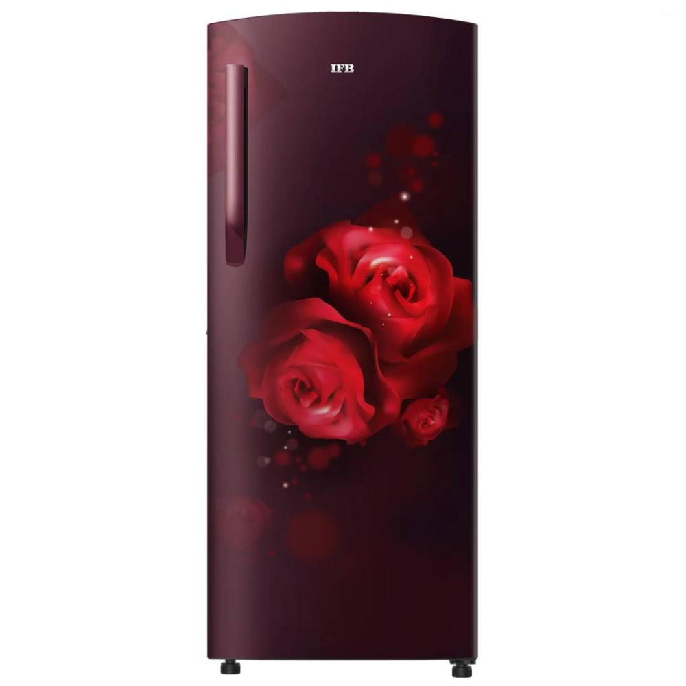 IFB Advance-Cool 206 L 4 Star Direct Cool Refrigerator, Flower Pattern, Sweet Valentine Red, Inverter Compressor 2025