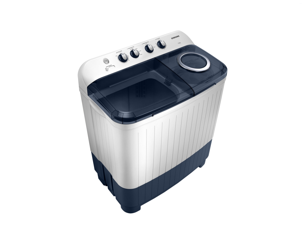 Samsung 7.5 kg Semi Automatic Washing Machine with Double Storm Pulsator, Light Gray (WT75M3200LL)