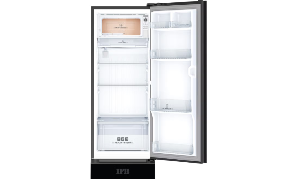 IFB Advance-Cool 187 L 3 Star Direct Cool Refrigerator, Glass, IRIS DAWN + BLACK GLASS PED, Inverter Compressor 2026