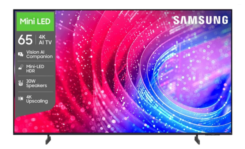 Samsung 65 Inches 4K Mini LED Samsung Vision AI Smart TV (UA65M2EHAULXL, Black)