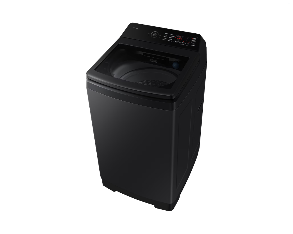 Samsung 10.0 kg Top Load Washing Machine with AI Wash & Super Speed, Black Caviar (WA80F10S2B)