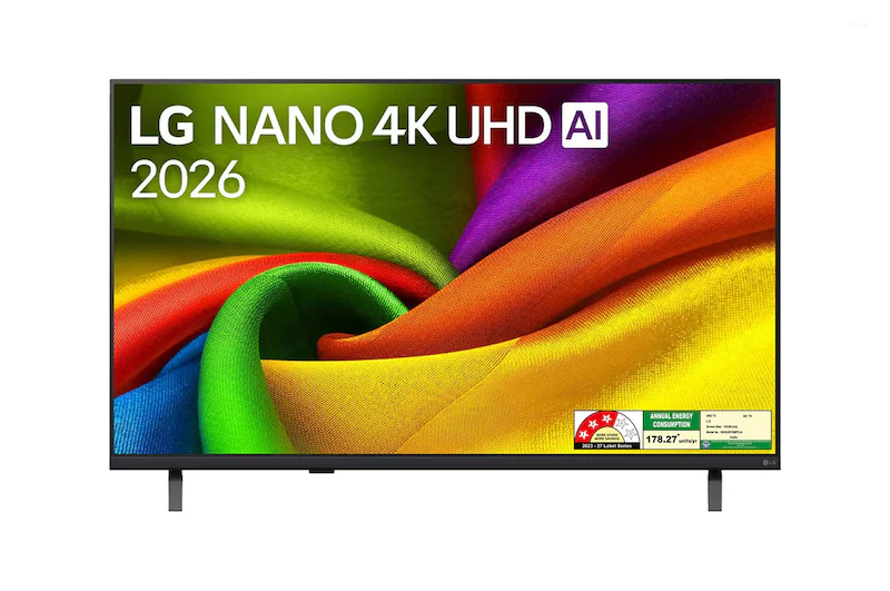 LG 55 Inches NANO 4K Ultra HD AI Smart TV with α7 AI Processor 4K Gen9, HDR10 Pro & 4K Super Upscaling 55NU870BPLA