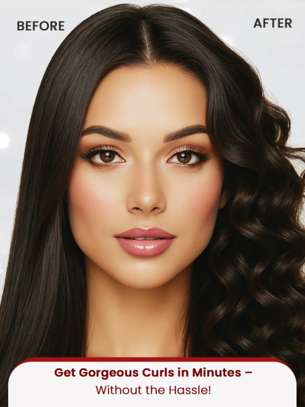 Urban Yog MakeMeeBold Automatic Hair Curler with Fast Heating, Ceramic Coating, Adjustable Temperature Settings & Auto Shut-Off