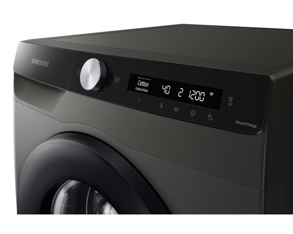 Samsung 8.0 kg AI Ecobubble Front Load Washing Machine with SmartThings & Wi-Fi, Dark Gray (WW80T504DAX)