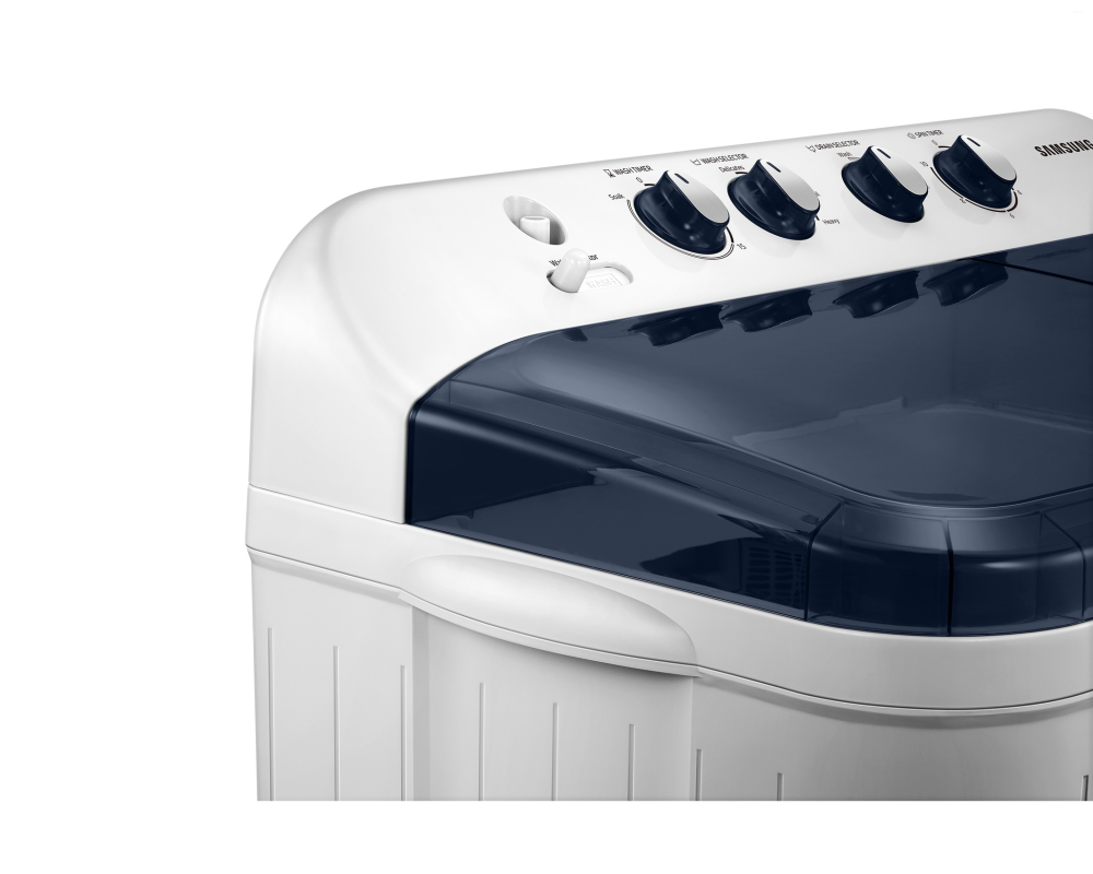 Samsung 7.5 kg Semi Automatic Washing Machine with Double Storm Pulsator, Light Gray (WT75M3200LL)